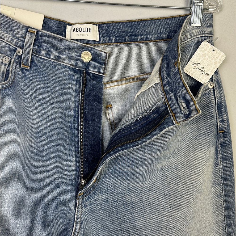 NEW Agolde Vintage Flare High Rise Jeans in Clamor 30 Organic Cotton Made in USA - Picture 10 of 16